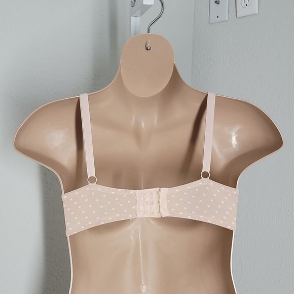 38DD Love Affair Underwired Bra ~ Beige ~ Polka Dot ~ Adjustable Straps - Picture 3 of 5
